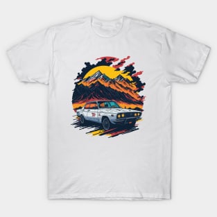 Old Car in mountain classic T-Shirt